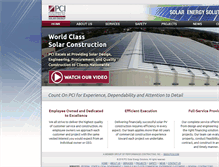 Tablet Screenshot of pcisolar.com